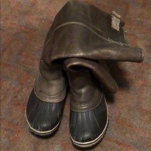Sorel slimpack Riding boots in olive size 8